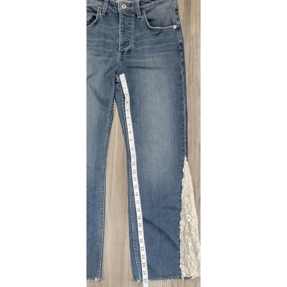 Anthropologie Pilcro and the Letterpres High-rise Sequin Flare Jeans size 27 - Picture 7 of 12